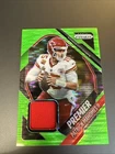 2025 Panini Prizm - Premier Jerseys Patrick Mahomes II #PJY-PMA Neon Green...
