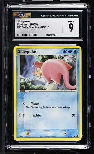 Slowpoke graded CGC 9 for sale on eBay