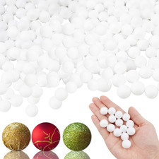 1000 Pcs 0.6 Inch Mini White Foam Balls Small Polystyrene Craft Balls Bulk Mini