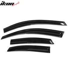 Fits 00-07 Ford Focus Sedan Mugen Style Tape On 4PC Window Visor Vent Rain Guard