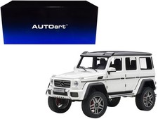 Autoart 76316 Mercedes Benz G500 4X4 2 Gloss White 1/18 Model Car