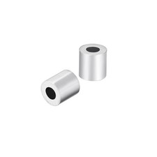 M1.5 Aluminum Sleeve 1.5mm Crimp Steel Button Stop 50pcs