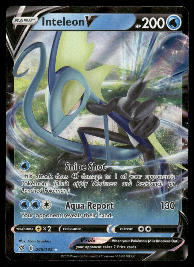 inteleon v pokemon card price Inteleon V Pokémon TCG Cards for sale