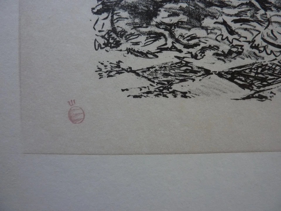 A.PAUL WEBER - Original Lithographie 1975 "Maria Theresia und der Alte Fritz" !! - Bild 4 von 4