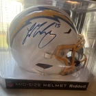 Los Angeles Chargers Autographed Football Helmet Beckett Authenticated Original