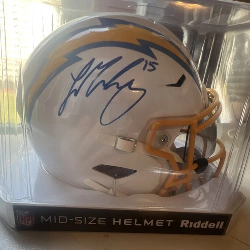 Los Angeles Chargers Autographed Football Helmet Beckett Authenticated Original