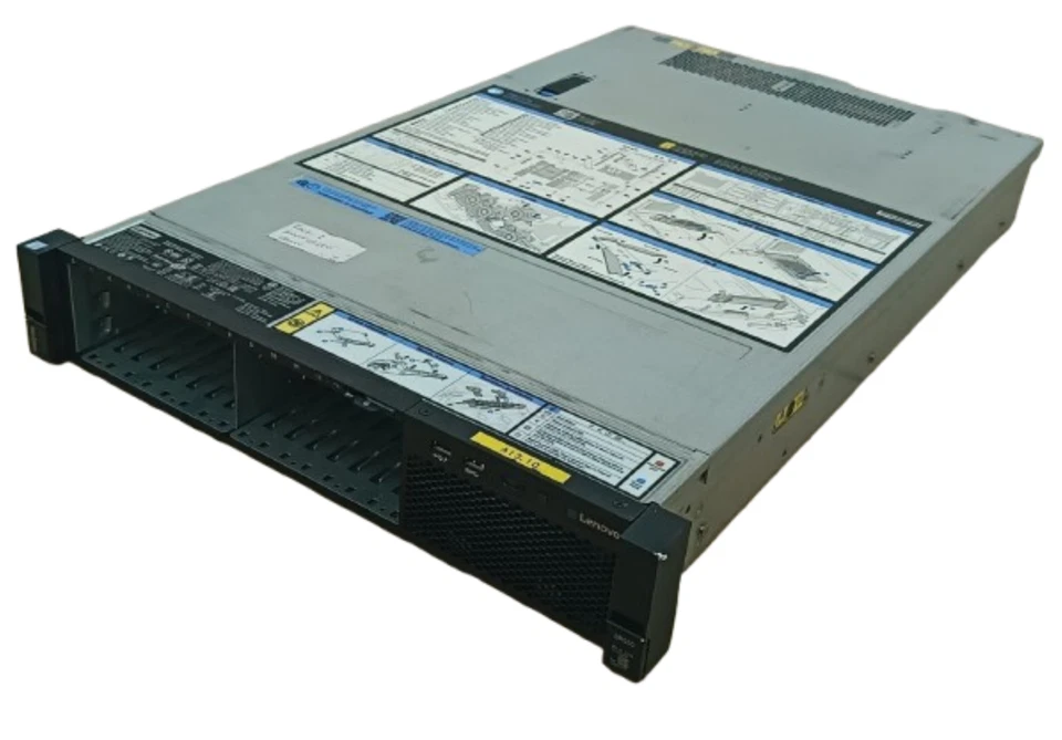 IBM Lenovo SR550 Server 2x Silver 4114 CPU No RAM HDD - Image 3 of 4