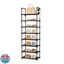LANTEFUL Tall Shoe Rack 8 Tiers, 16-20 Pairs Shoe and Boots Organizer Storage