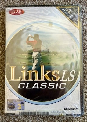 Links LS Classics inkl. Links 2000 Stück CD Rom Golf von Microsoft Neu Versiegelt