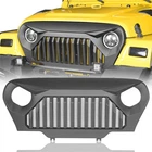 ABS Matt Black Gladiator Vader Front Grill Grille for Jeep Wrangler TJ 1997-2006