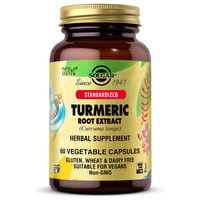 Standardisierter Kurkuma-Wurzel-Extrakt 400 Mg 60 Pflanzliche Kapseln Solgar
