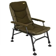 Karpfenstuhl Faith Mistress XL Chair mit Armlehnen Angelstuhl Fleece Bezug 125kg