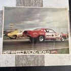 Vintage Hot Wheels Poster 1970 Mongoose Snake ORIGINAL. Red Lines