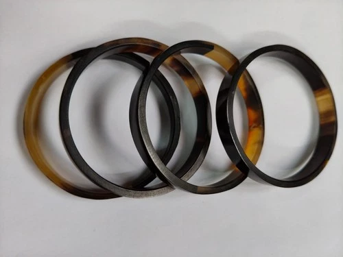 4 Pcs Set Natural Buffalo Horn Bangle Horn Bracelet Cuff Jewelry Bohemian Multi
