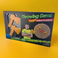 TNS Foam Axe Throwing Game Set – Indoor/Outdoor Target Fun Ages 6+
