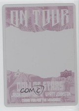 2024-25 Series 2 Printing Plate Magenta 1/1 Jason Robertson Wyatt Johnston 4z8