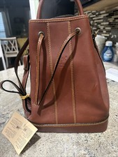 Timberland Leather Bucket/ Sling Bag NWT - vi...