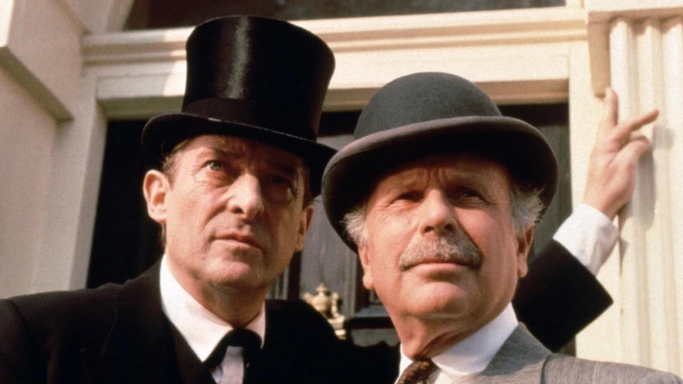 SHERLOCK HOLMES - THE THREE GABLES / THE DYING DETECTIVE (VHS TAPE) GRANADA VGC Foto 3 de 4