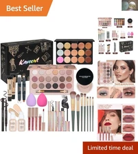 Cruelty-Free Makeup Kit: Full Face Essentials for Beginners and Professionals