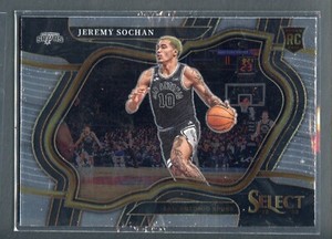 Courtside Jeremy Sochan Rookie 2022-23 Panini Select #290 RC Spurs SP
