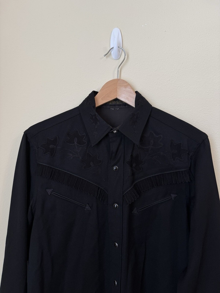 RRL Double RL Ralph Lauren Limited Edition Western Shirt Fringe