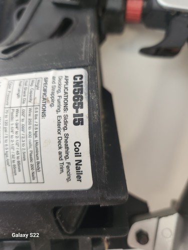 (390) Interchange Coil Nailer CN565-15 - Clavadora de bobina de esgrima - Picture 6 of 9