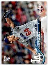 2018 TOPPS OPENING DAY WALKER BUEHLER RC LOS ANGELES DODGERS #132