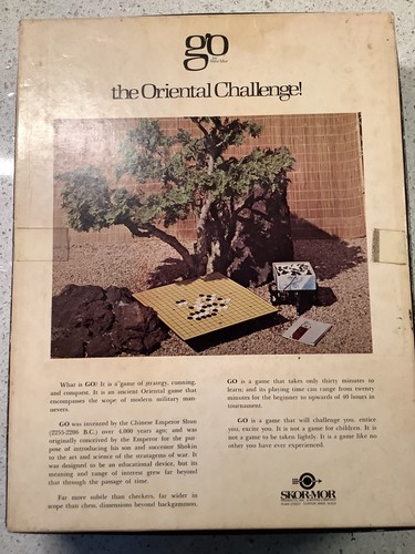 Vintage GAME OF GO Oriental Challenge Strategy Board Game, 1951, COMPLETE - Picture 2 of 8