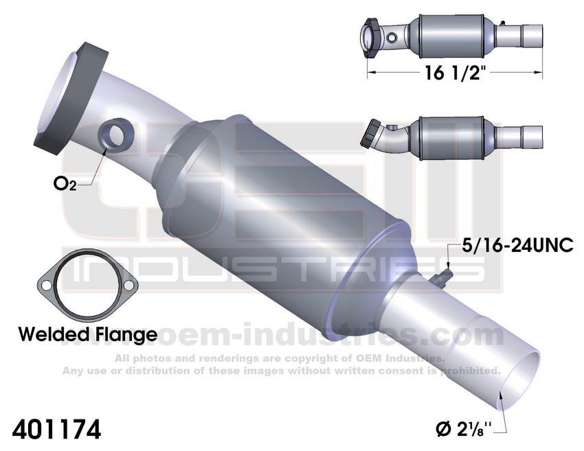 Catalytic Converter for 1994 Ferrari 348 GTB