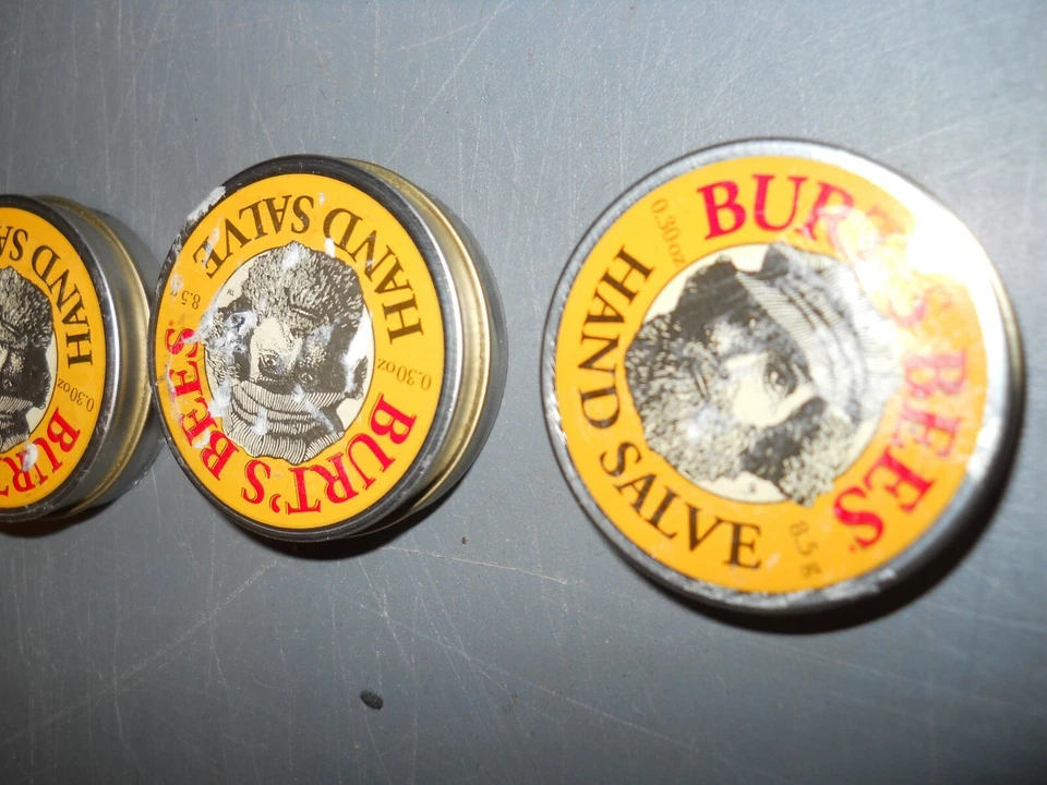 Lote de 3 Bálsamos de Mano Burt's Bees .30 0z./8.5g. Lata Tamaño Viaje (B54) Foto 2 de 4