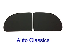 1937 1938 1939 1940 Ford Coupe Back Glass Pair NEW - SPECIFY Clear Green or Gray