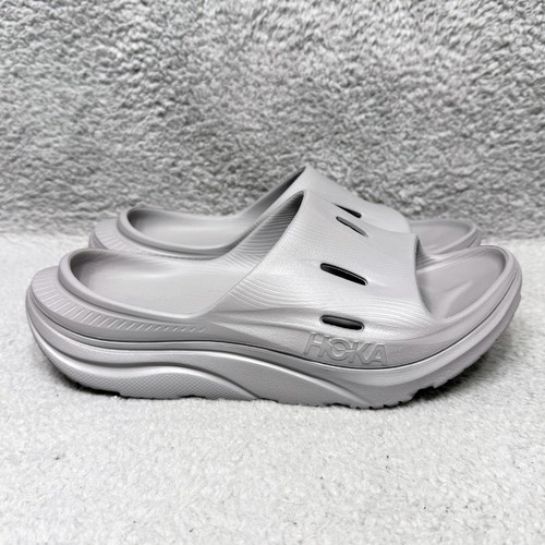 Hoka One One Ora Recovery 3 Damengröße 9 Pantoletten Sandalen grau bequem