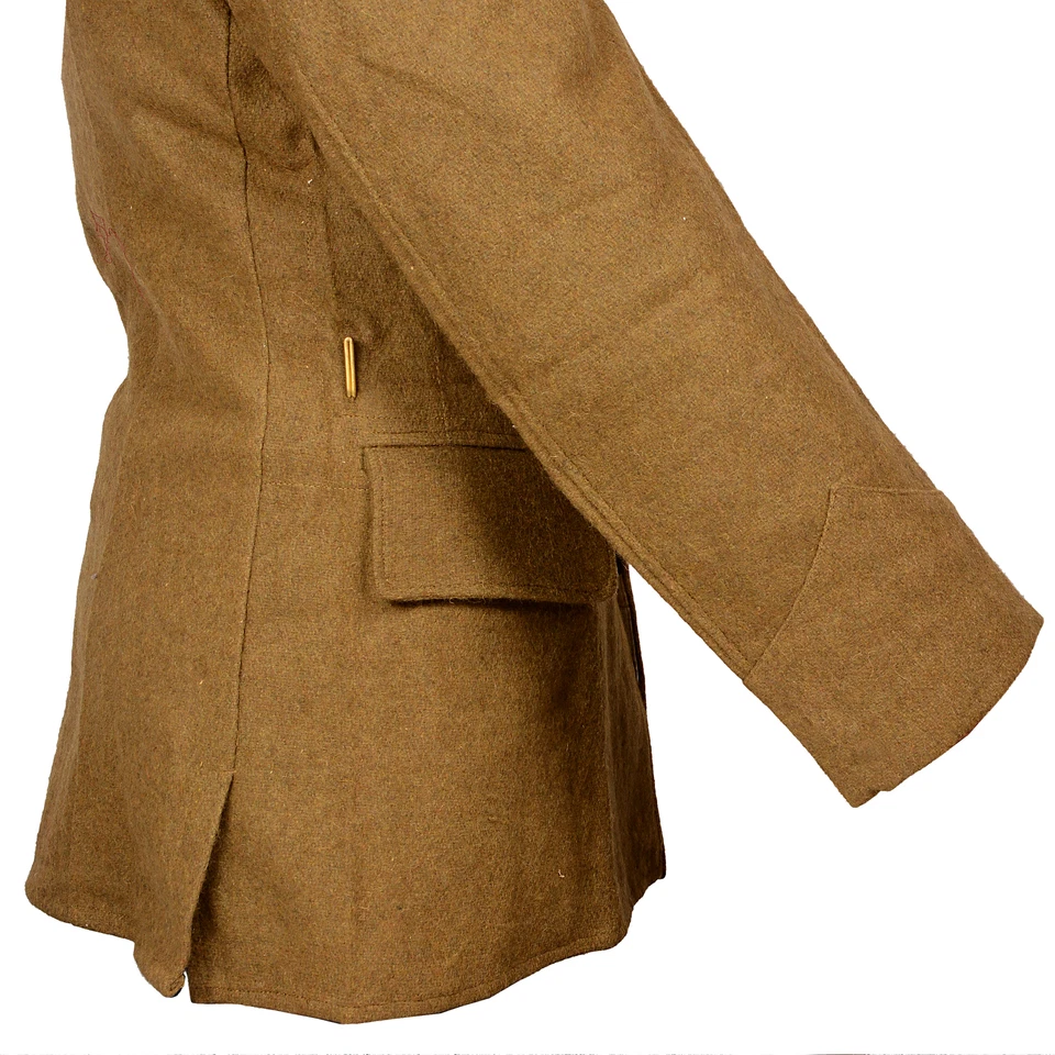 WW1 Canadian Army 1907 Khaki Stand Collar SD Tunic - Repro XX Large -46 inch I00 - Image 3 of 4