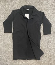 Mimobee Kids Clothing  Fashion Black Long Coat Premium Made In USA Size 6-7y