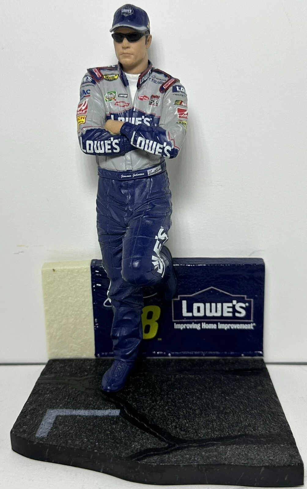 mcfarlane figurine nascar jimmie johnson series 4 lowe 