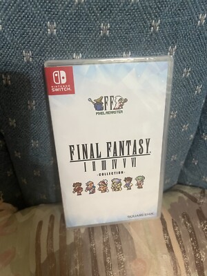 Final Fantasy I-VI Pixel Remaster Nintendo Switch In Hand