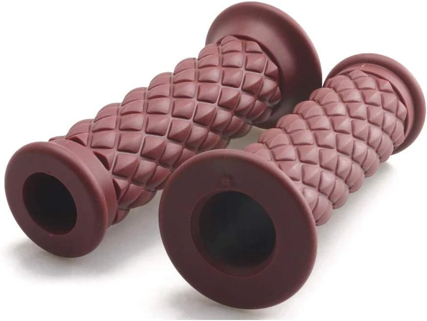 2x Empuñaduras de manillar de motocicleta de 7/8" para Honda Suzuki Kawasaki CB125 CB350 GSXR750 Foto 4 de 4