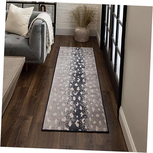 Antelope Animal Print Gray Area Rug Perfect for 2' 1