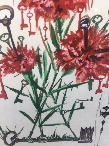🌈 Salvador Dali “ Petite Florae Daline” Acquatinta con certificato 97 / 150 - Foto 4 di 15
