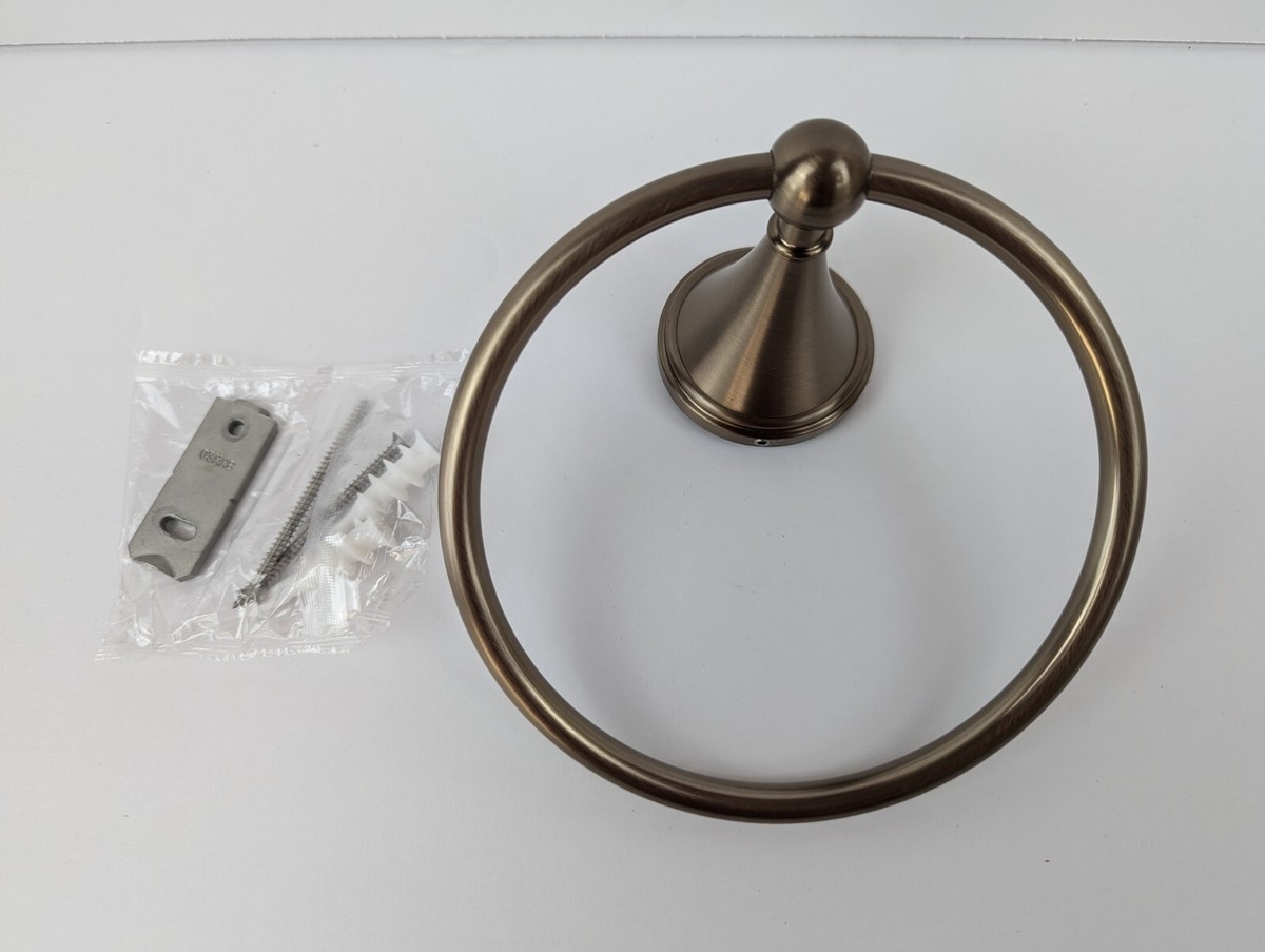 what we want TAKIBIDAIMITAINATABLE ナラ Brizo 69546-BN Traditional Towel Ring In Brilliance Brushed