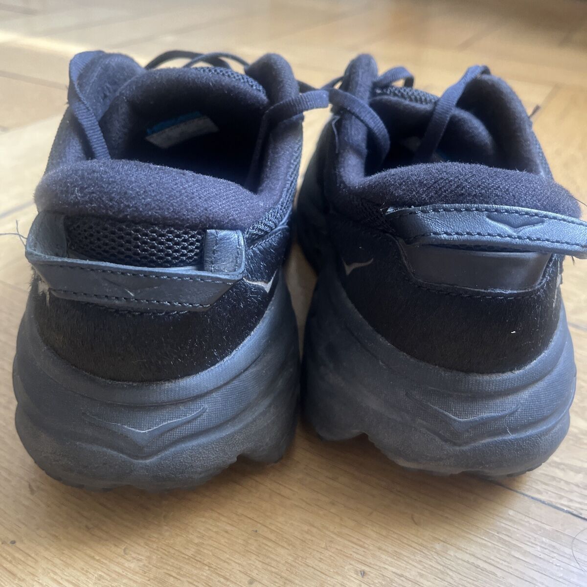 Hoka One One X Engineered Garments: Bondi Black/Cow Hair, US Hoka One One X Engineered Garments: Bondi Black/Cow Hair, US