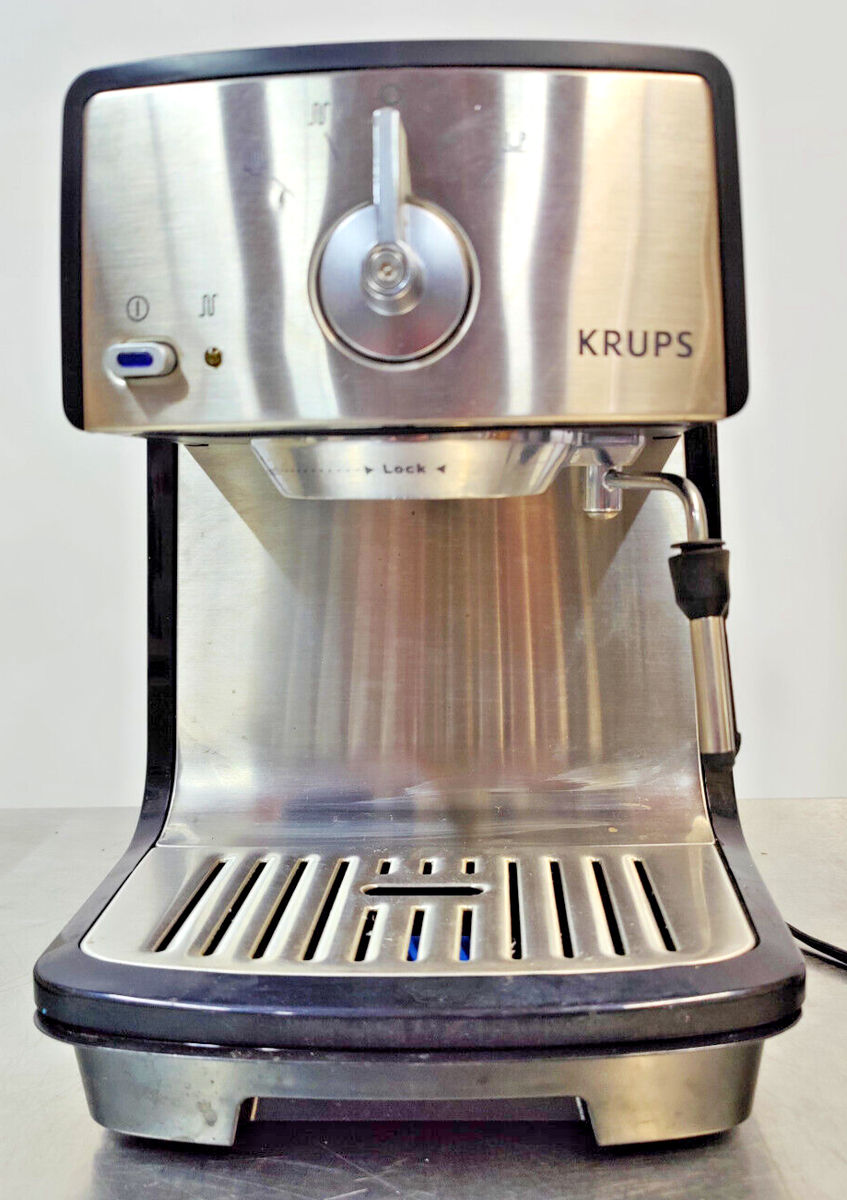 Krups XP4030 Espresso Machine Black/Silver - Main Image