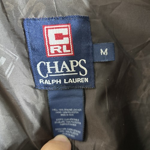 Chaps Ralph Lauren Suede Leather Coat Chore Heavy Jacket MEDIUM - Picture 7 of 16