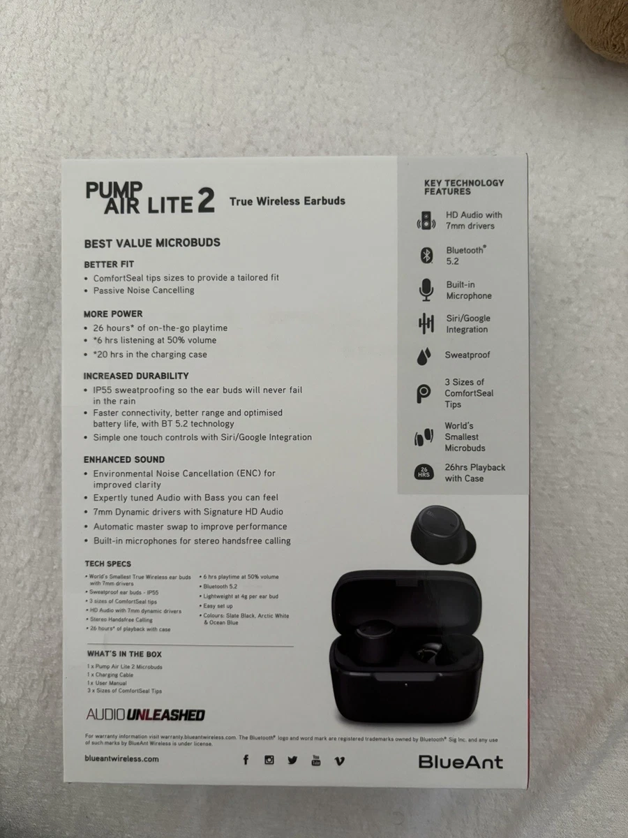 Blueant pump air manual sale