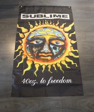 Sublime Banner Flag 3x5 40 oz to Freedom Rock Band Fan Decor Man Cave CD Record