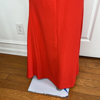 Calvin Klein Sheath Dress 14 Red Sleeveless Halter Full Length Formal Stretch | eBay Calvin Klein Sheath Dress 14 Red Sleeveless Halter Full Length Formal Stretch | eBay