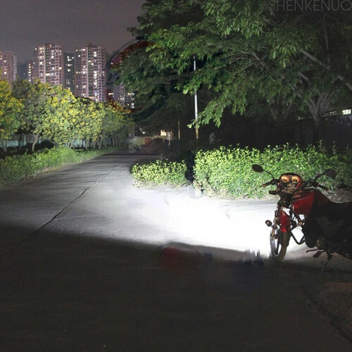 Faro LED 6000K blanco 4x bombillas H7 H9 para Suzuki Hayabusa 2008-2009 2011-2018 Foto 3 de 4