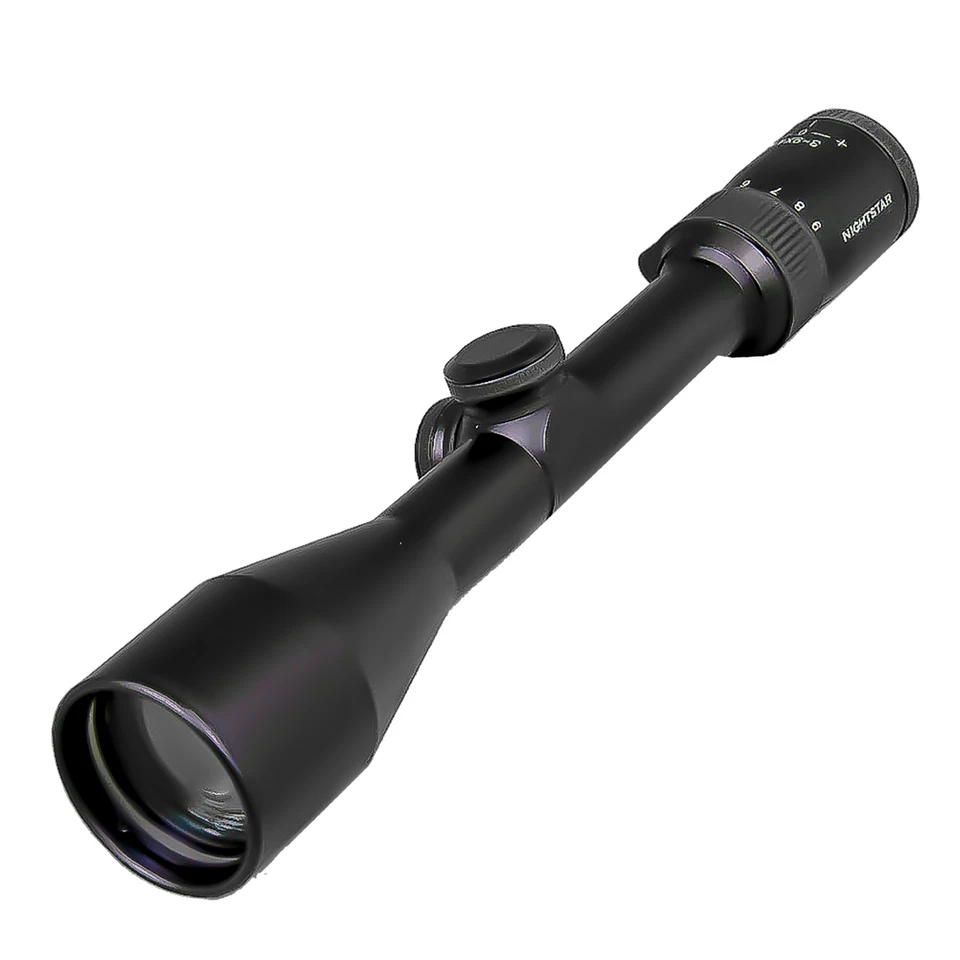 Mira para rifle NightStar 3-9x44D dúplex de 1 pulgada peso ligero FMC caza principiante Foto 2 de 4