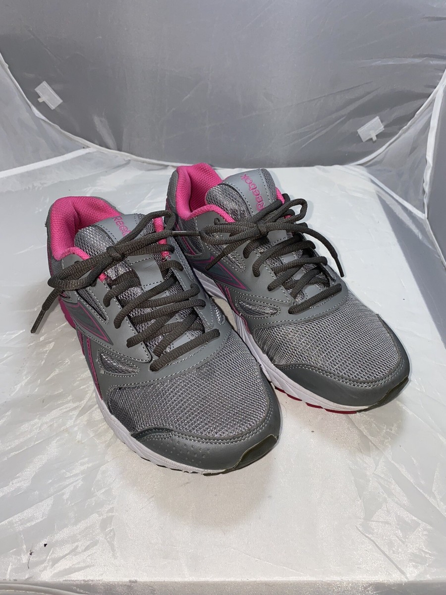Reebok Gray Pink Running Shoes Women display picture 1