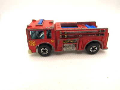 VTG Hot Wheels Vintage 1976 Fire-Eater #51 Red Fire Engine Truck Mattel - Image 1 of 4